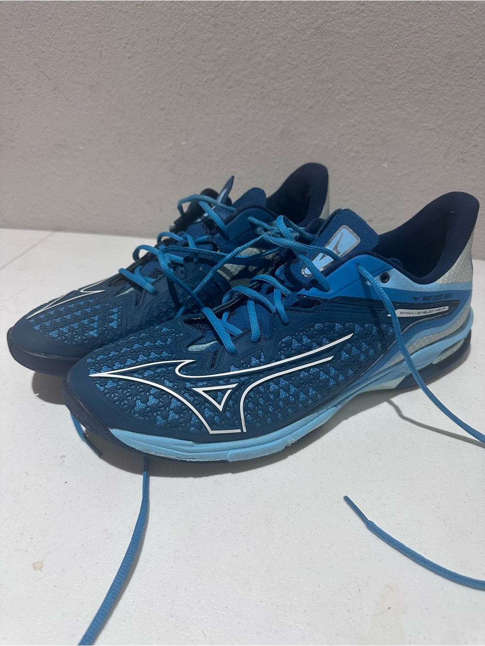 Mizuno sneaker WAVE EXCEED TOUR 6 AC Blue Green/White/Turquoise Mens 12